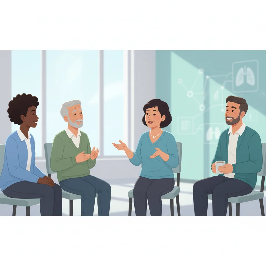 Comunidad y apoyo para pacientes con EPOC